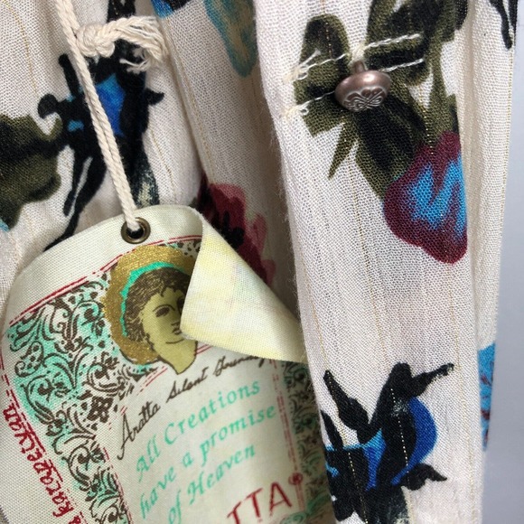 Aratta Silent Journey Anthropologie Embroidered Floral Blouse - Picture 11 of 16